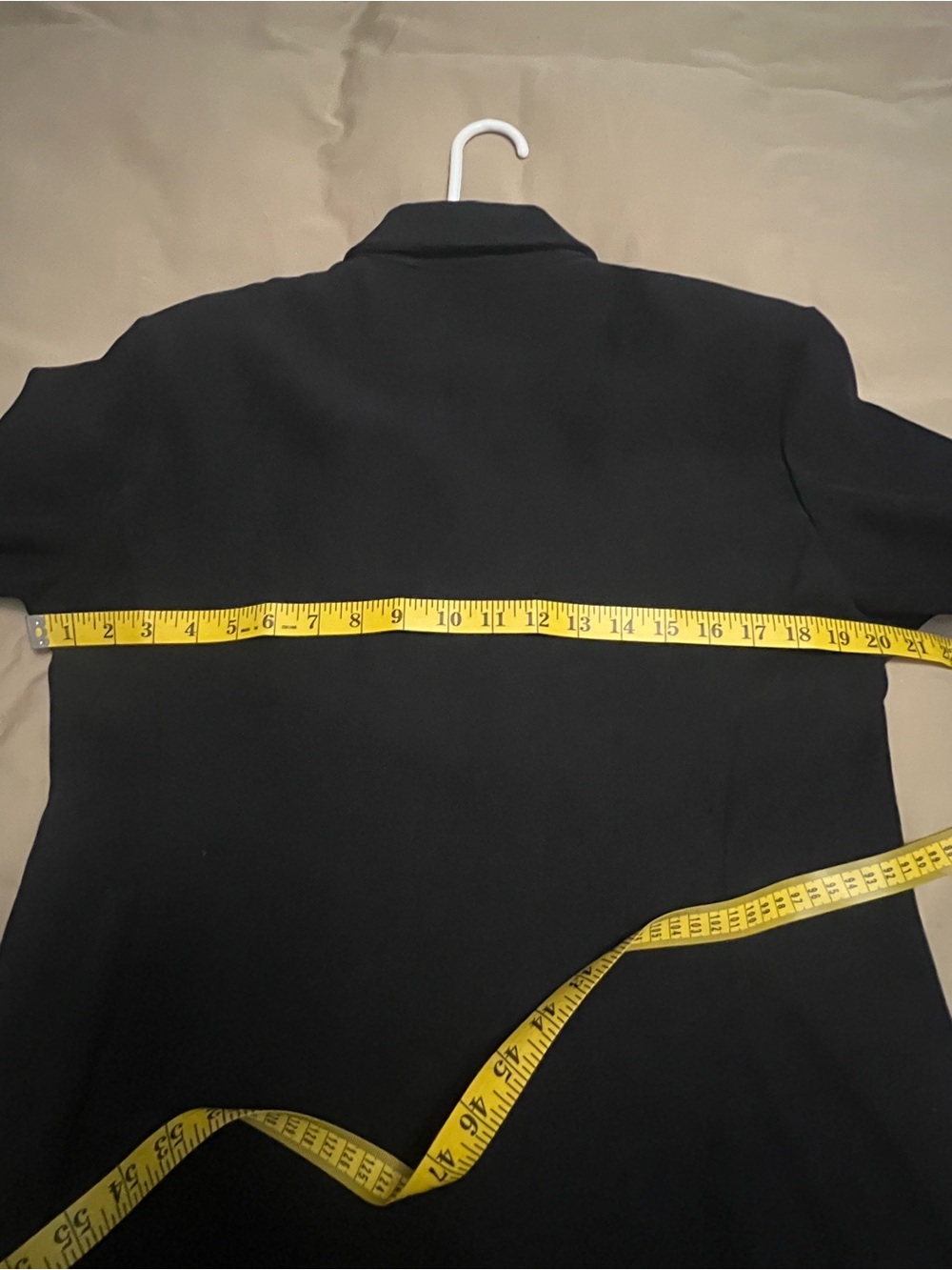 Black Button-Front Longline Jacket - Picture 4 of 6